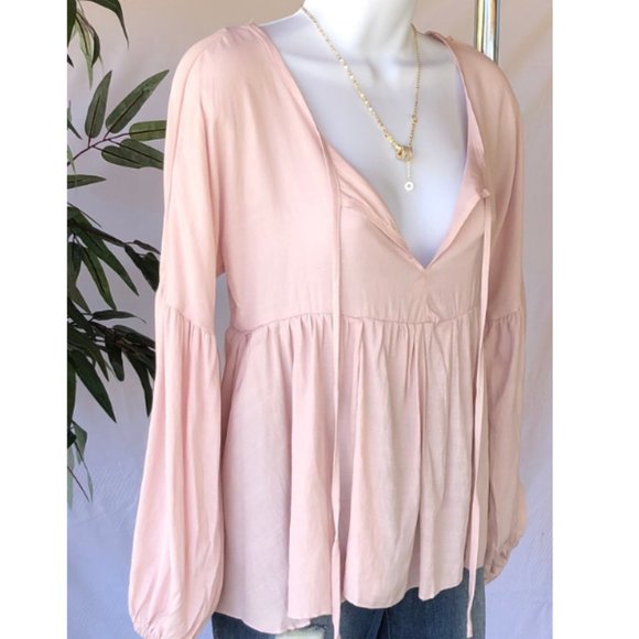 Glam All Day Taupe Pink Top - Picture 3 of 7
